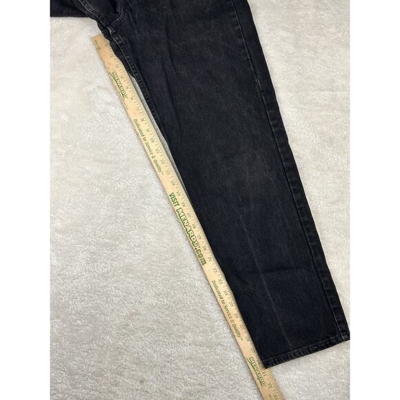 Levi's 550 Jeans Mens 31x30 Black Orange Tab Vintage 90s Made in USA Relaxed Fit - Picture 5 of 8